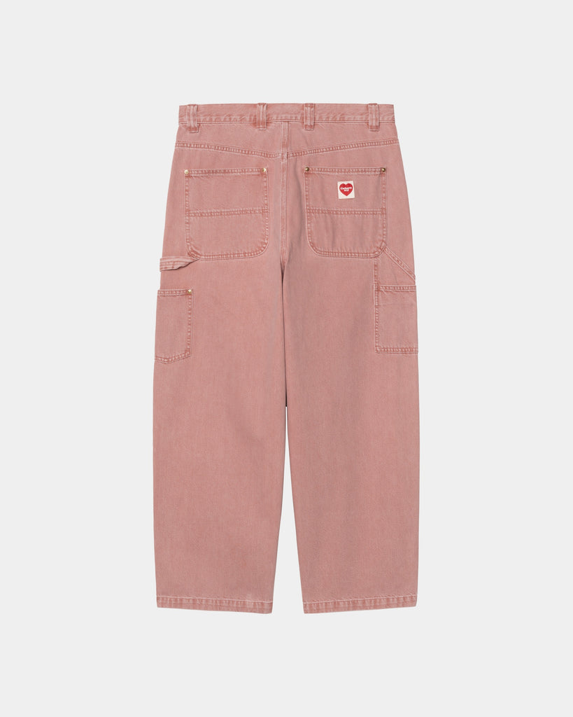 carhartt work in progress Carhartt WIP Nash Double Knee Pant | Sulfur Red (enzyme bleach washed)