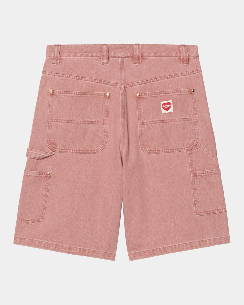 carhartt work in progress Carhartt WIP Nash Single Knee Long Short | Sulfur Red (enzyme bleach washed)