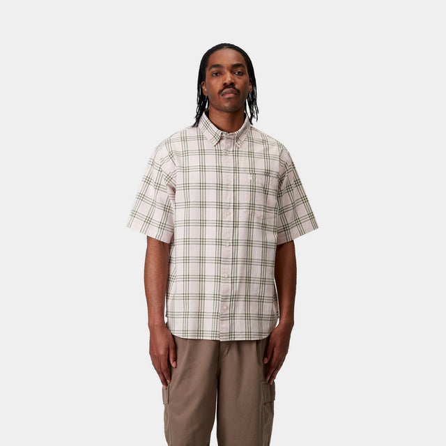 Carhartt Work In Progress Carhartt WIP Niven Check Shirt | Air Pink / Wax