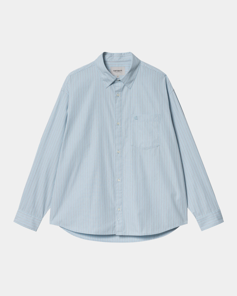 carhartt work in progress Carhartt WIP Notus Shirt | Bluebird Bova Stripe