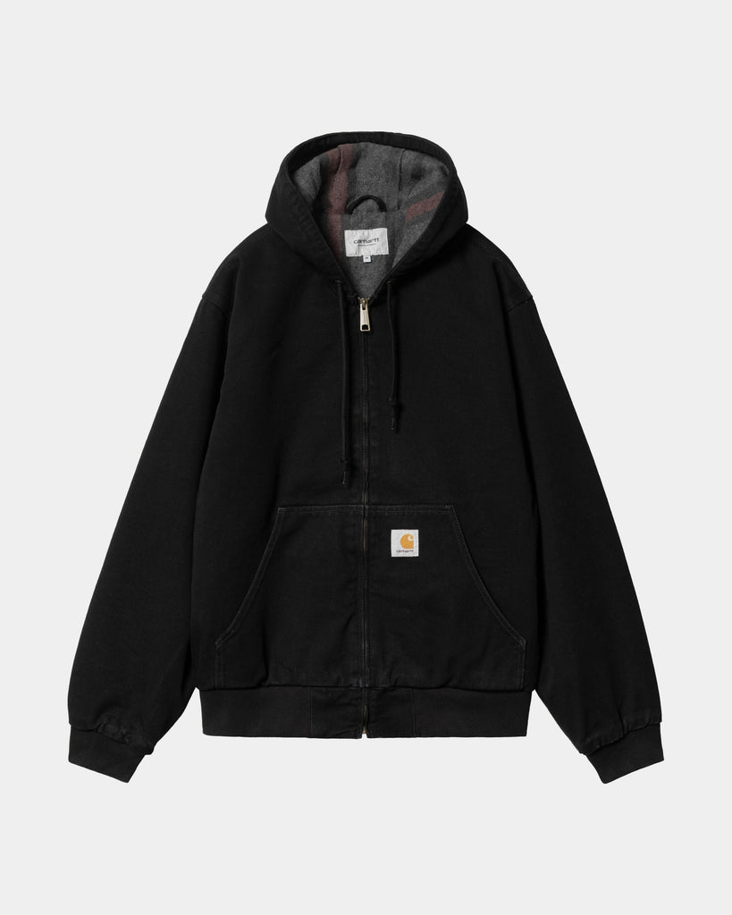 carhartt work in progress Carhartt WIP OG Active Jacket - Denim (Winter) | Black (one wash)