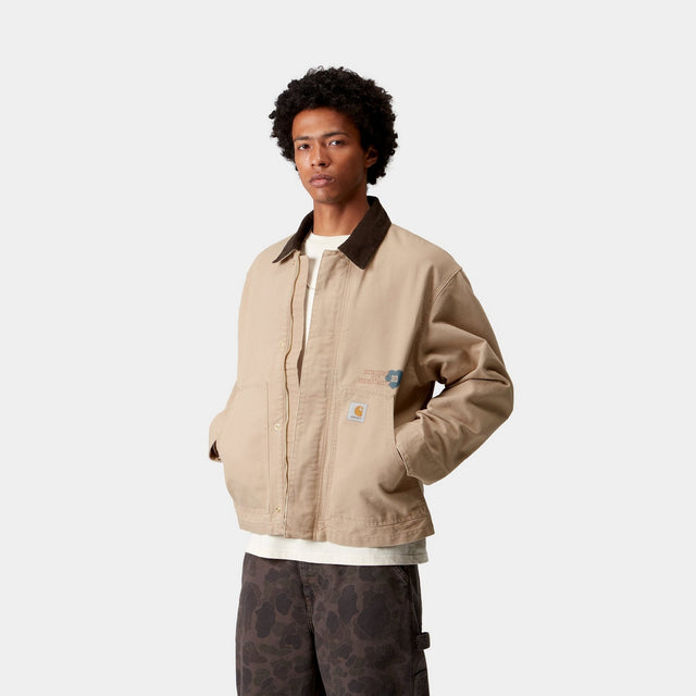 Carhartt Work In Progress Carhartt WIP OG Arcan Graphic Jacket | Dusty Hamilton Brown / Tobacco (heavy Stone Wash)