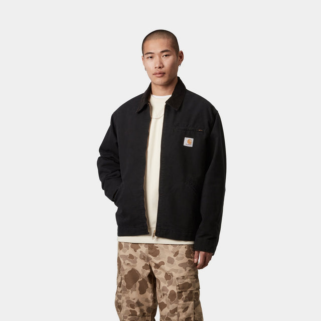 Carhartt Work In Progress Carhartt WIP OG Detroit Jacket (Spring) | Black / Black (aged Canvas)