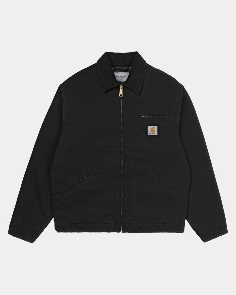 carhartt work in progress Carhartt WIP OG Detroit Jacket (Winter) | Black (aged canvas)