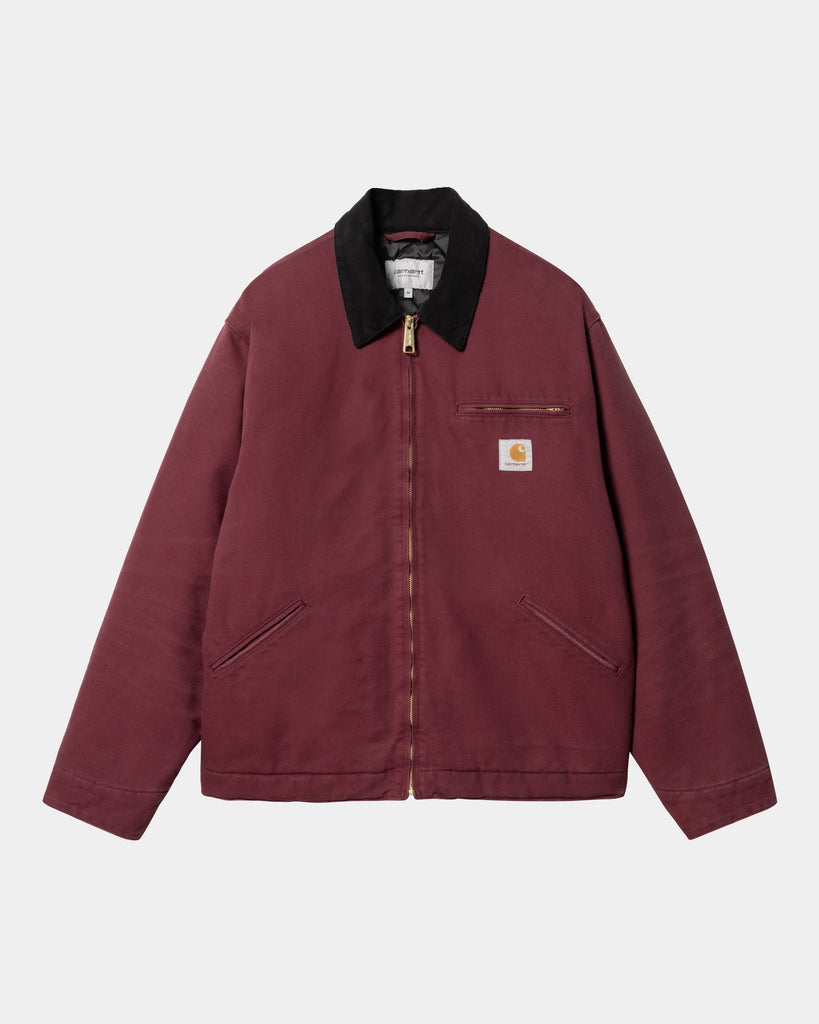 carhartt work in progress Carhartt WIP OG Detroit Jacket (Winter) | Malbec / Black (aged canvas)
