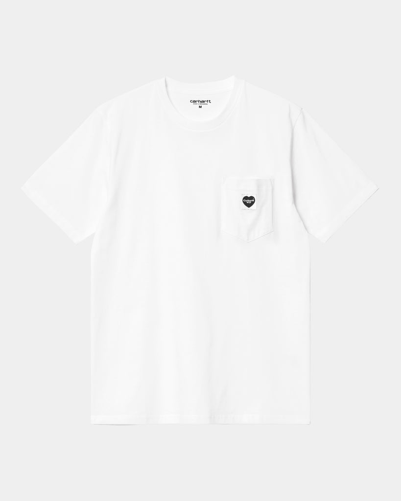 carhartt work in progress Carhartt WIP Pocket Heart T-Shirt | White / Black