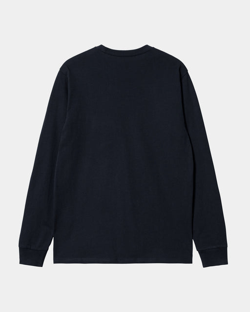 Carhartt Work In Progress Carhartt WIP Pocket Long Sleeve T-Shirt | Dark Navy