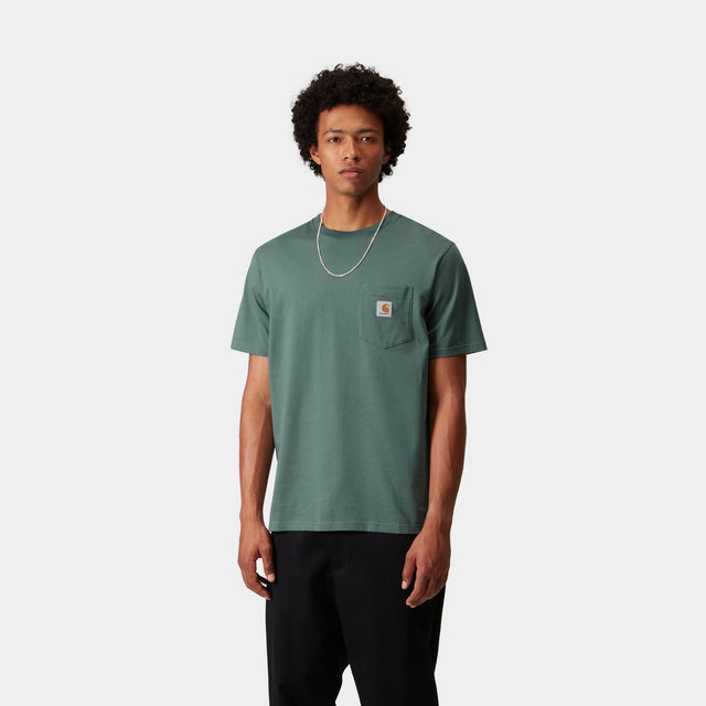Carhartt Work In Progress Carhartt WIP Pocket T-Shirt | Silver Pine