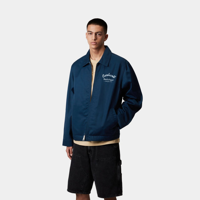 Carhartt Work In Progress Carhartt WIP Racer Module Jacket | Ink / Frosted Blue (rigid)