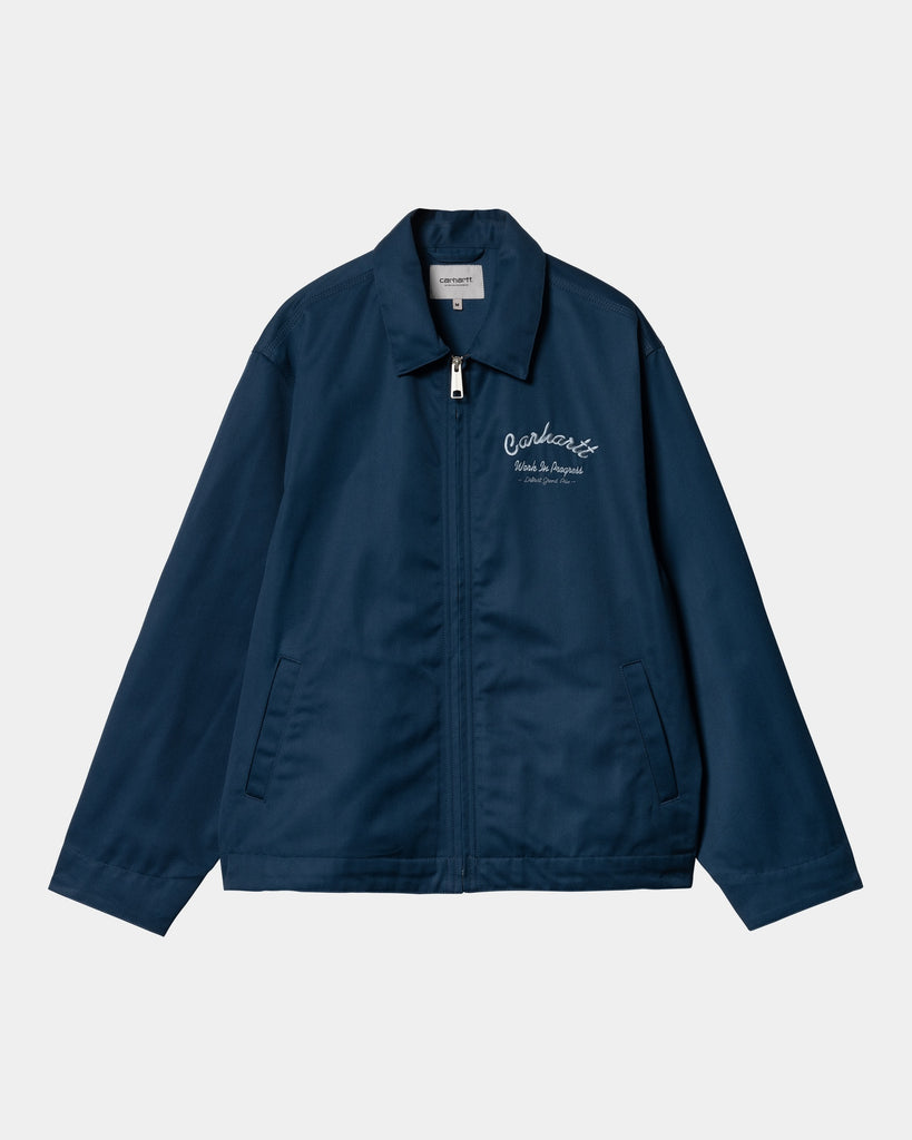 carhartt work in progress Carhartt WIP Racer Module Jacket | Ink / Frosted Blue (rigid)