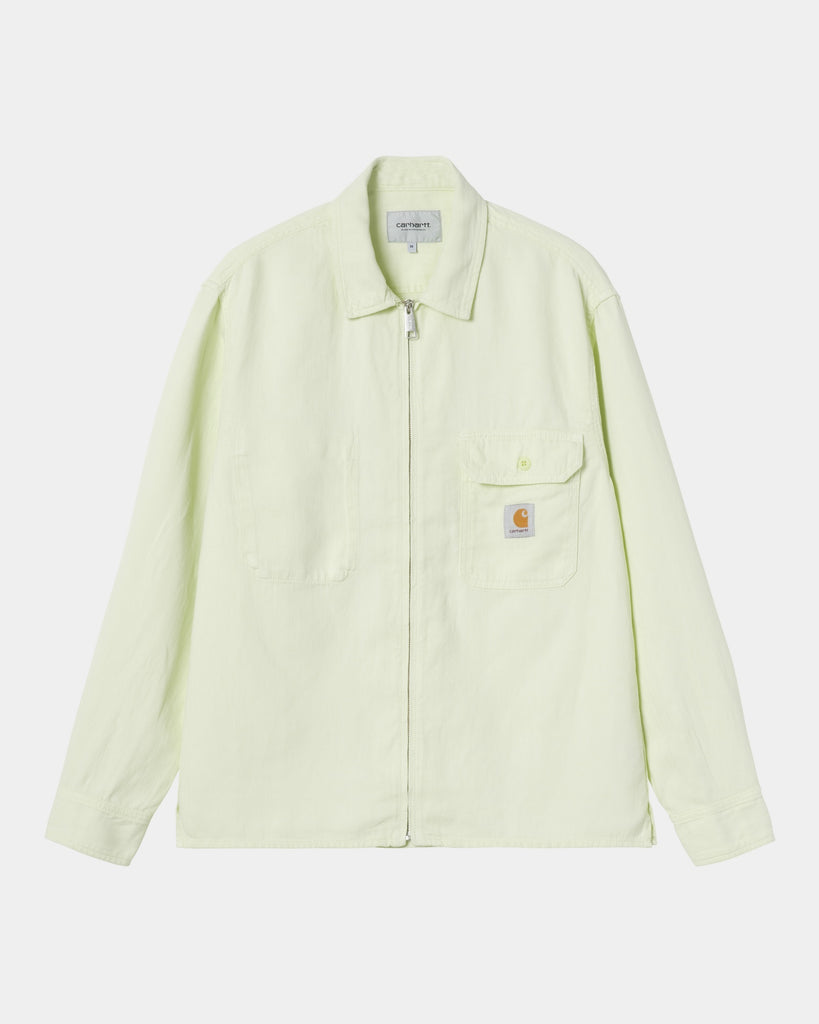 carhartt work in progress Carhartt WIP Rainer Shirt Jacket | Air Green (garment dyed)
