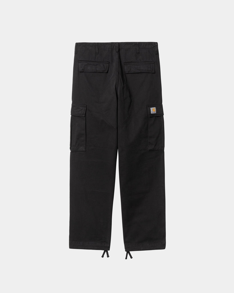 carhartt work in progress Carhartt WIP Regular Cargo Pant - Garment Dyed Twill | Black