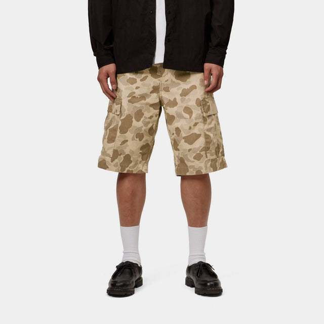 Carhartt Work In Progress Carhartt WIP Regular Cargo Short - Garment Dyed | Desert Duck Camo