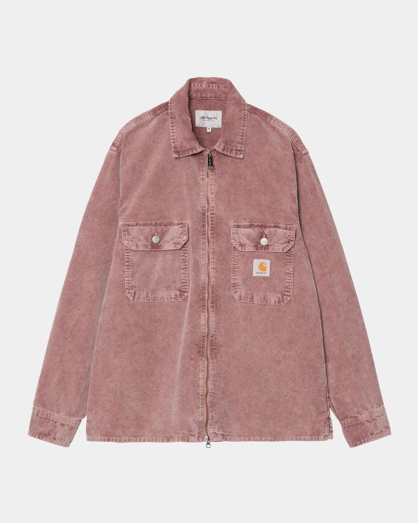 carhartt work in progress Carhartt WIP Reynold Shirt Jacket | Dusky Pink (dusky washed)