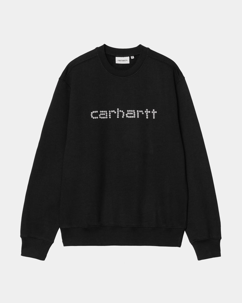 carhartt work in progress Carhartt WIP Rivet Script Sweatshirt | Black