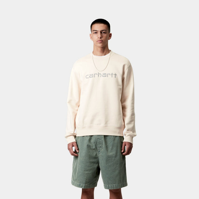 Carhartt Work In Progress Carhartt WIP Rivet Script Sweatshirt | Natural