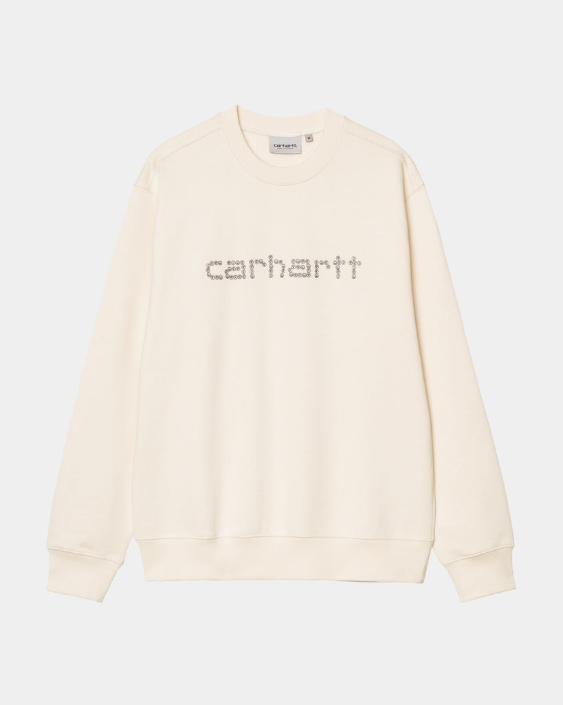carhartt work in progress Carhartt WIP Rivet Script Sweatshirt | Natural