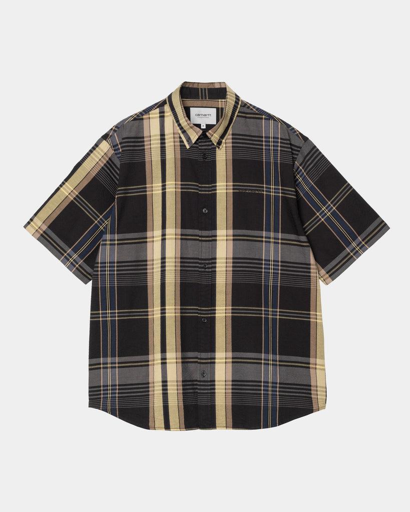 carhartt work in progress Carhartt WIP Roslin Check Shirt | Black / Black