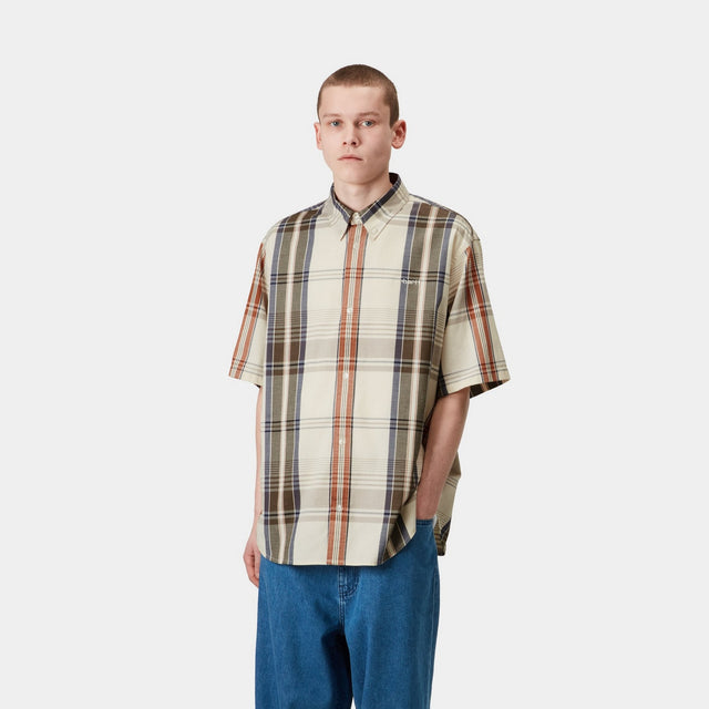 Carhartt Work In Progress Carhartt WIP Roslin Check Shirt | Natural / Wax