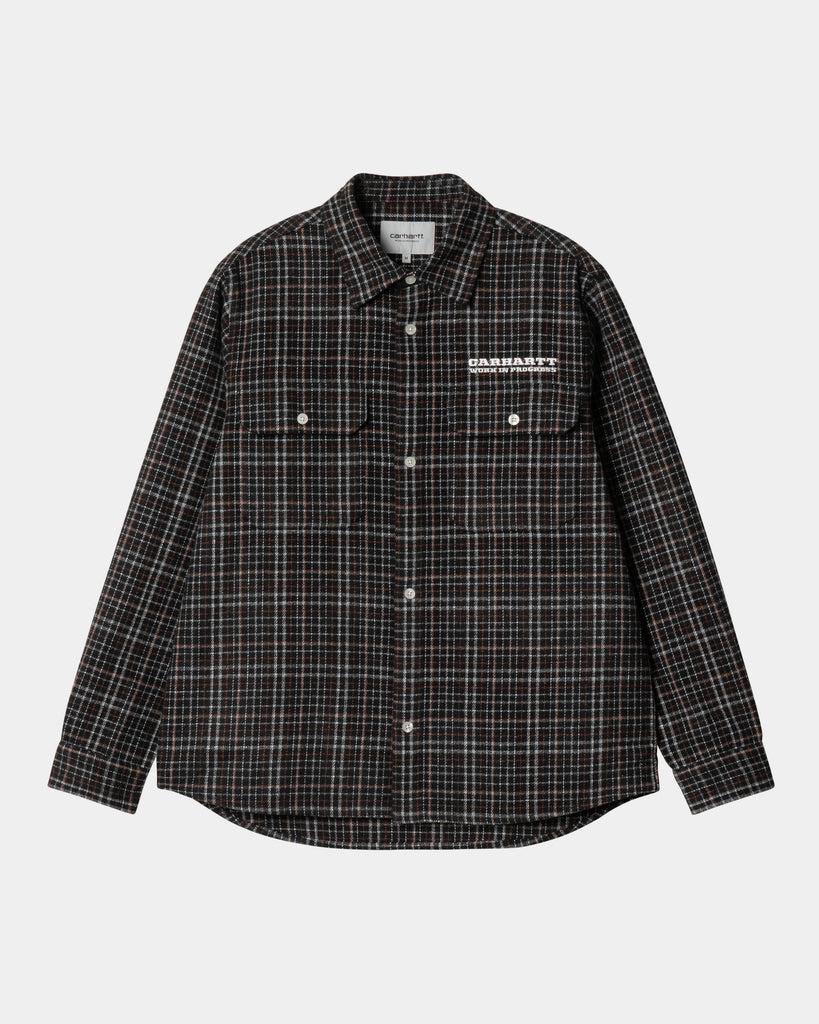 carhartt work in progress Carhartt WIP Runaway Millett Check Shirt | Black / Wax
