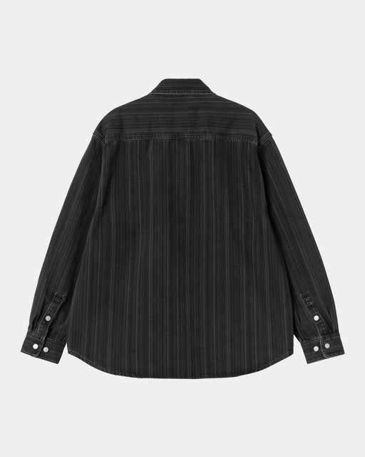 Carhartt Work In Progress Carhartt WIP Rylan Stripe Shirt Jacket | Black (stone Washed)
