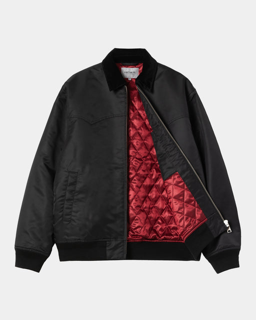 Carhartt Work In Progress Carhartt WIP Santa Fe Alumni Jacket | Black / Scarlet