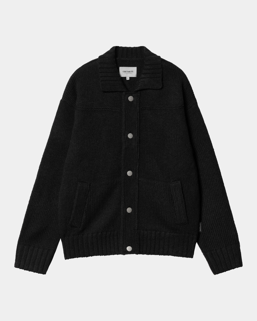 carhartt work in progress Carhartt WIP Santa Fe Cardigan | Black carhartt work in progress Carhartt WIP Santa Fe Cardigan | Black