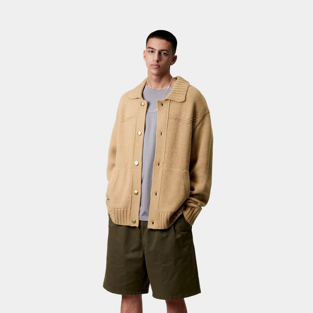 Carhartt Work In Progress Carhartt WIP Santa Fe Cardigan | Dusty Hamilton Brown