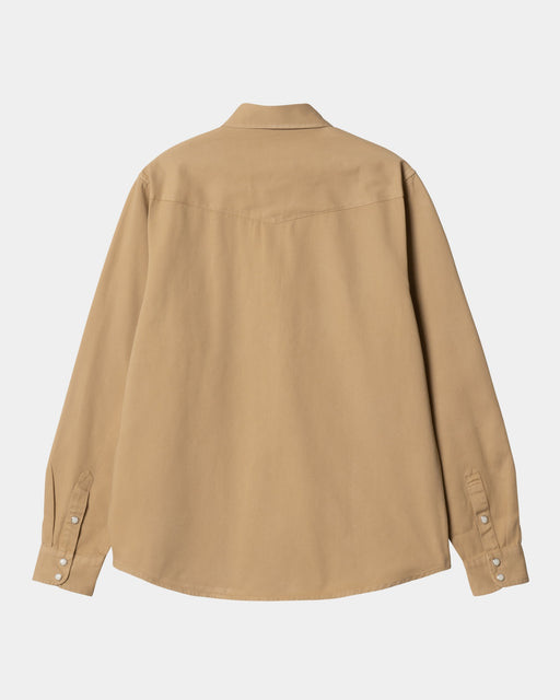 Carhartt Work In Progress Carhartt WIP Santa Fe Shirt | Dusty Hamilton Brown (garment Dyed)