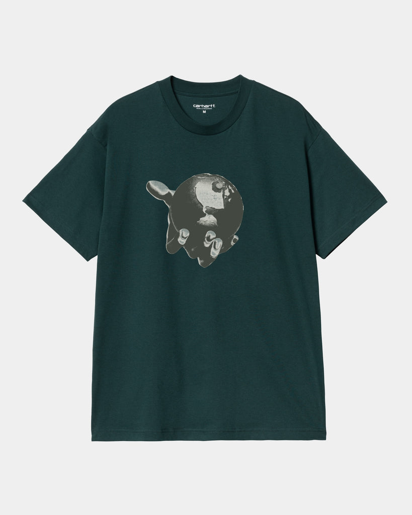 carhartt work in progress Carhartt WIP Saviour T-Shirt | Deep Lagoon carhartt work in progress Carhartt WIP Saviour T-Shirt | Deep Lagoon