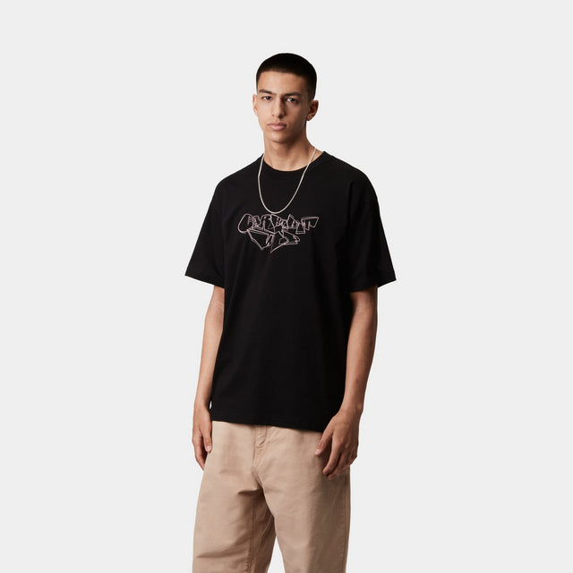 Carhartt Work In Progress Carhartt WIP Screwed Up Script T-Shirt | Black