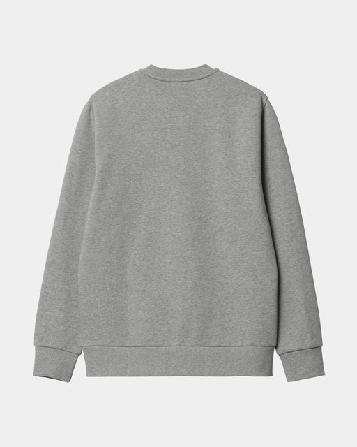 Carhartt Work In Progress Carhartt WIP Script Embroidery Sweatshirt | Grey Heather / White