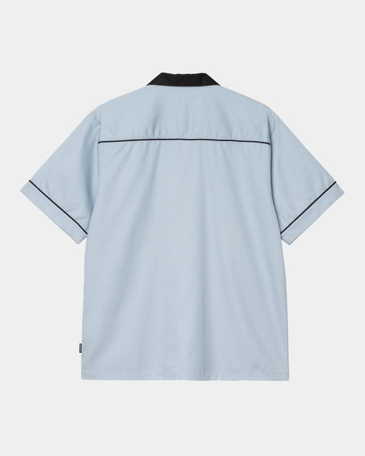 Carhartt Work In Progress Carhartt WIP Short Sleeve Bowl Shirt | Blue Fog / Black