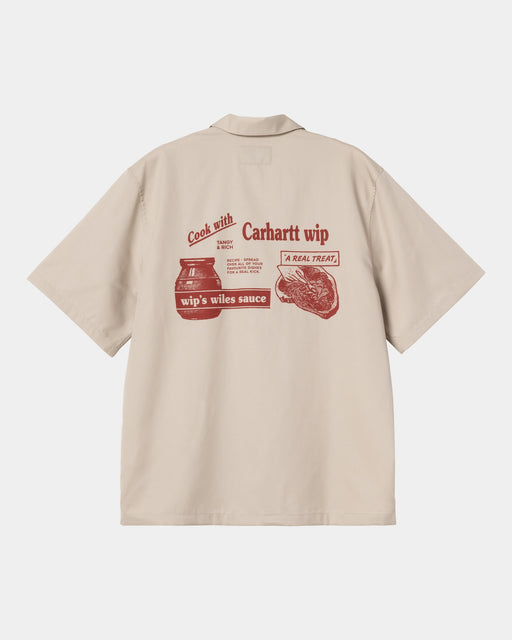 Carhartt Work In Progress Carhartt WIP Short Sleeve Deli Shirt | Fleur De Sel / Desire