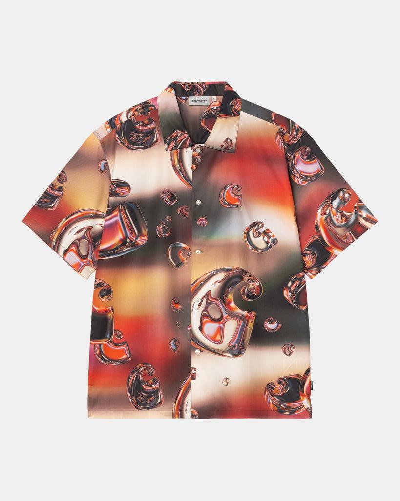 carhartt work in progress Carhartt WIP Short Sleeve Solar Chrome Shirt | Solar Chrome