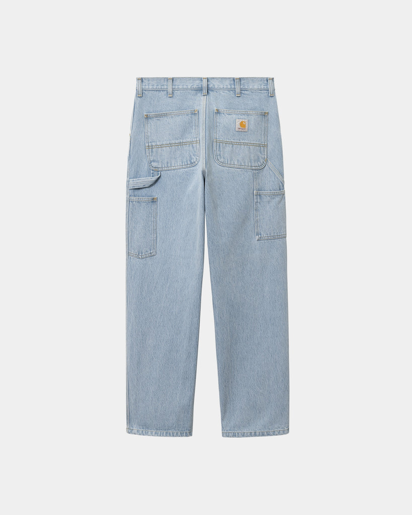 carhartt work in progress Carhartt WIP Single Knee Pant - Denim | Blue (heavy stone bleached)