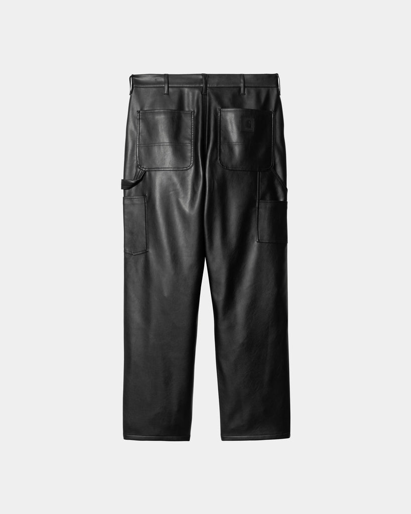 carhartt work in progress Carhartt WIP Single Knee Pant - PU Leather | Black