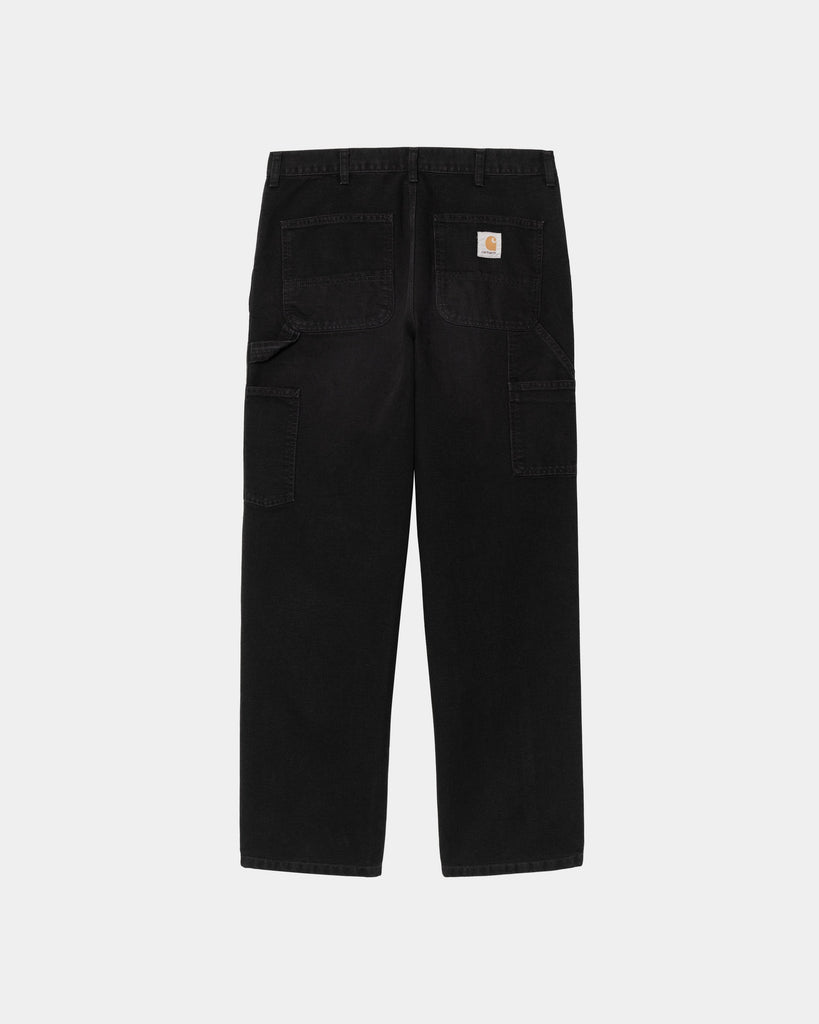 carhartt work in progress Carhartt WIP Single Knee Pant - Stone Canvas | Black