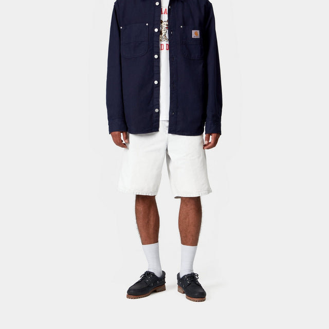 Carhartt Work In Progress Carhartt WIP Single Knee Short | Black (chalk Wash)