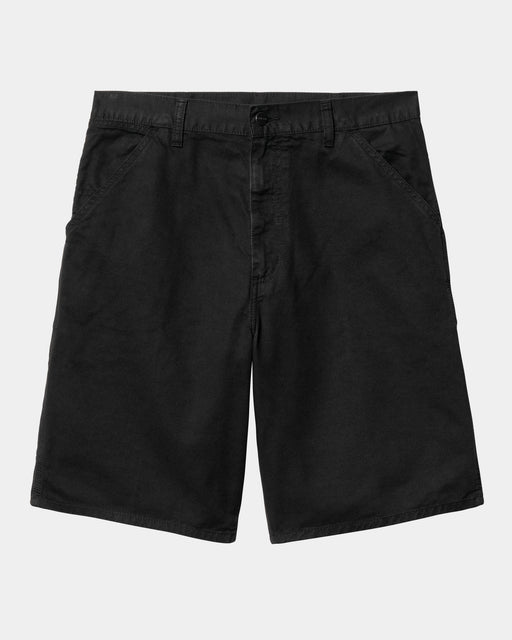 Carhartt Work In Progress Carhartt WIP Single Knee Short - Drill | Black (garment Dyed)