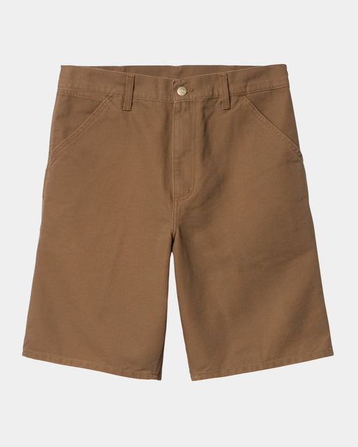 Carhartt Work In Progress Carhartt WIP Single Knee Short | Hamilton Brown (rinsed)
