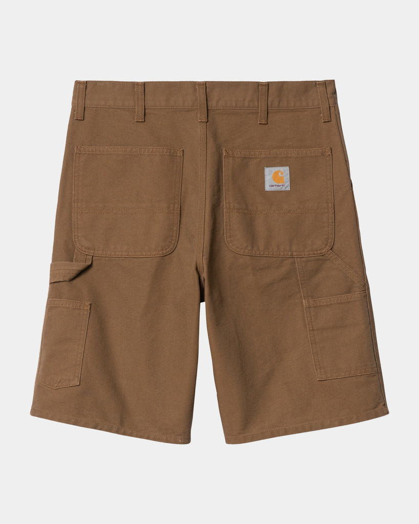 carhartt work in progress Carhartt WIP Single Knee Short | Hamilton Brown (rinsed)