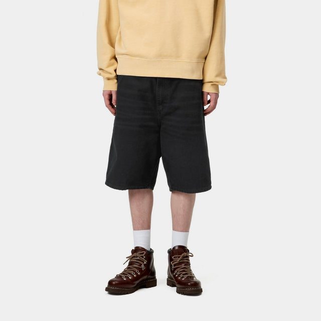 Carhartt Work In Progress Carhartt WIP Single Knee Short - Stone Canvas | Black