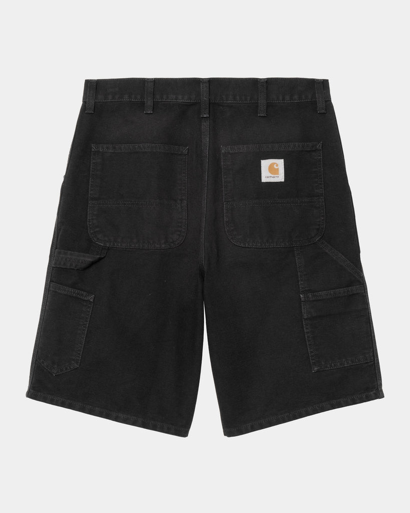 carhartt work in progress Carhartt WIP Single Knee Short - Stone Canvas | Black