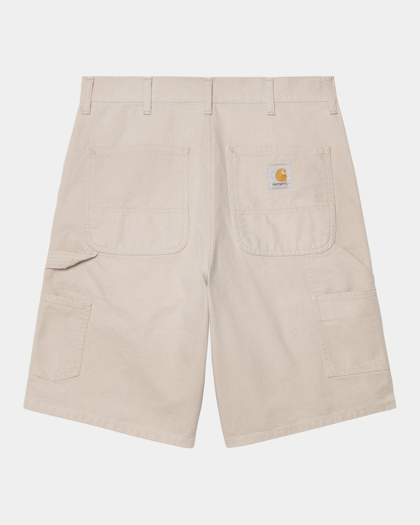 carhartt work in progress Carhartt WIP Single Knee Short - Stone Canvas | Dusky Beige