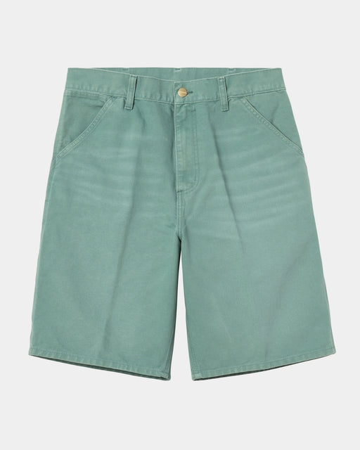 Carhartt Work In Progress Carhartt WIP Single Knee Short - Stone Canvas | Silver Pine