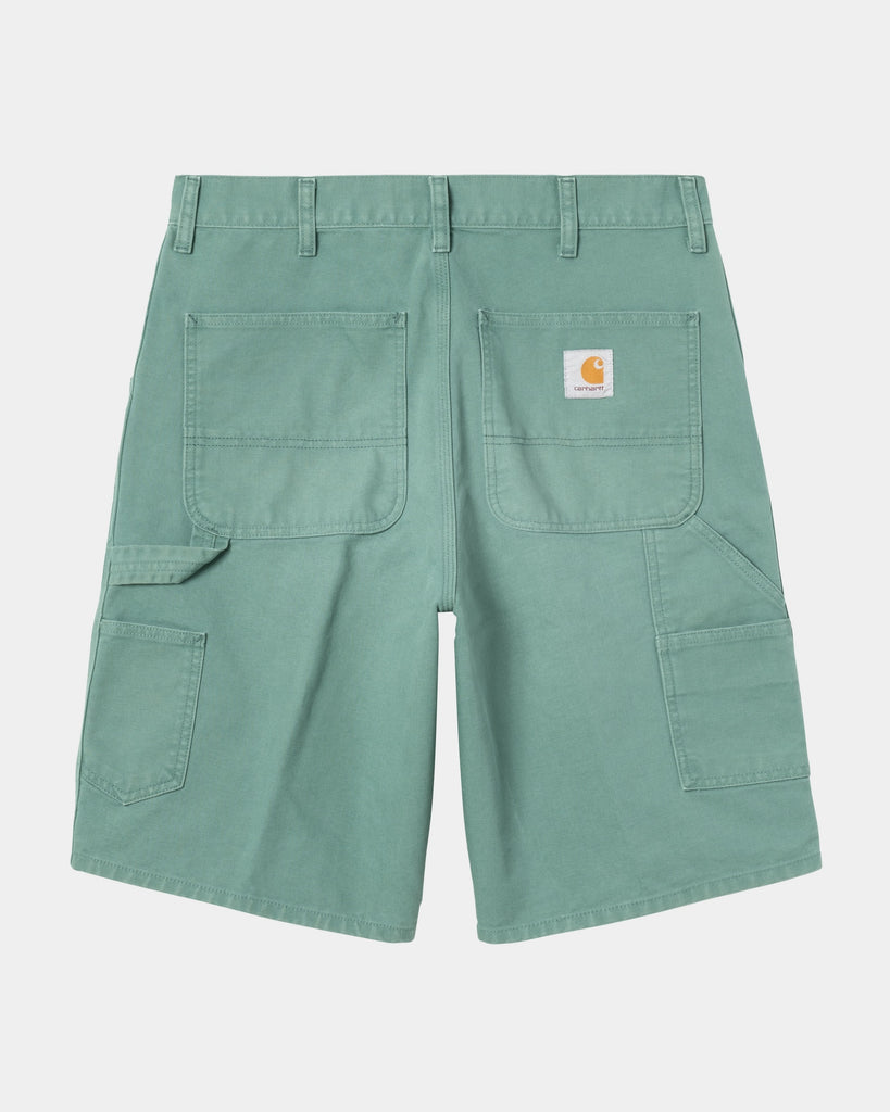 carhartt work in progress Carhartt WIP Single Knee Short - Stone Canvas | Silver Pine
