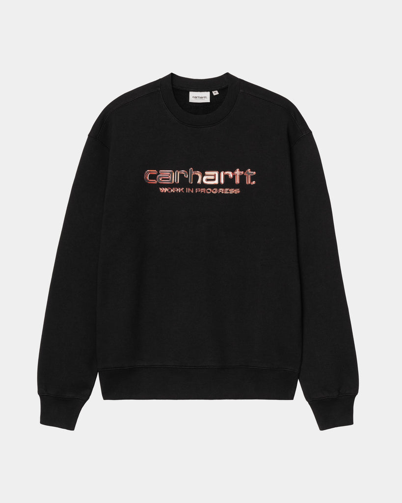 carhartt work in progress Carhartt WIP Solar Chrome Sweatshirt | Black