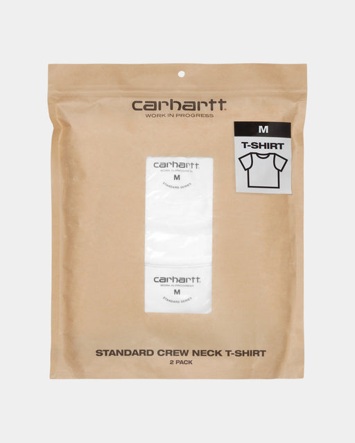 Carhartt Work In Progress Carhartt WIP Standard Crew Neck T-Shirt | White + White