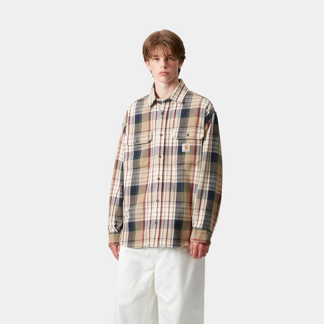 Carhartt Work In Progress Carhartt WIP Tamblyn Check Shirt | Leather